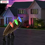 LED Brass Landscape Spotlight