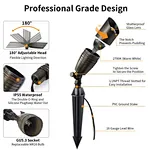 outdoor garden spike lights